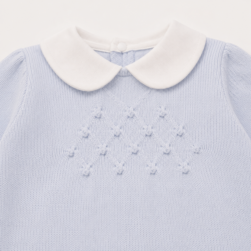 Set 3 pz azzurro in filo