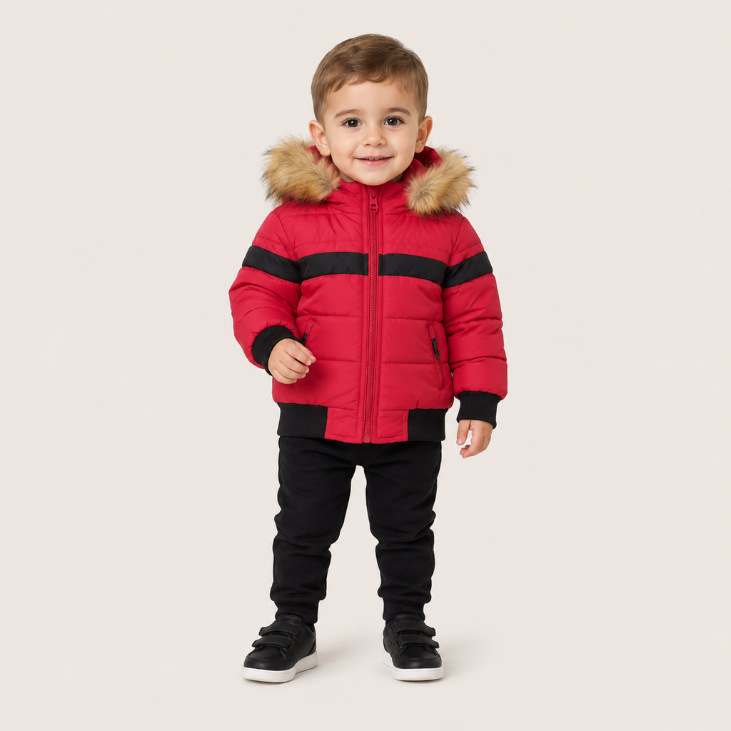 Piumino Rosso