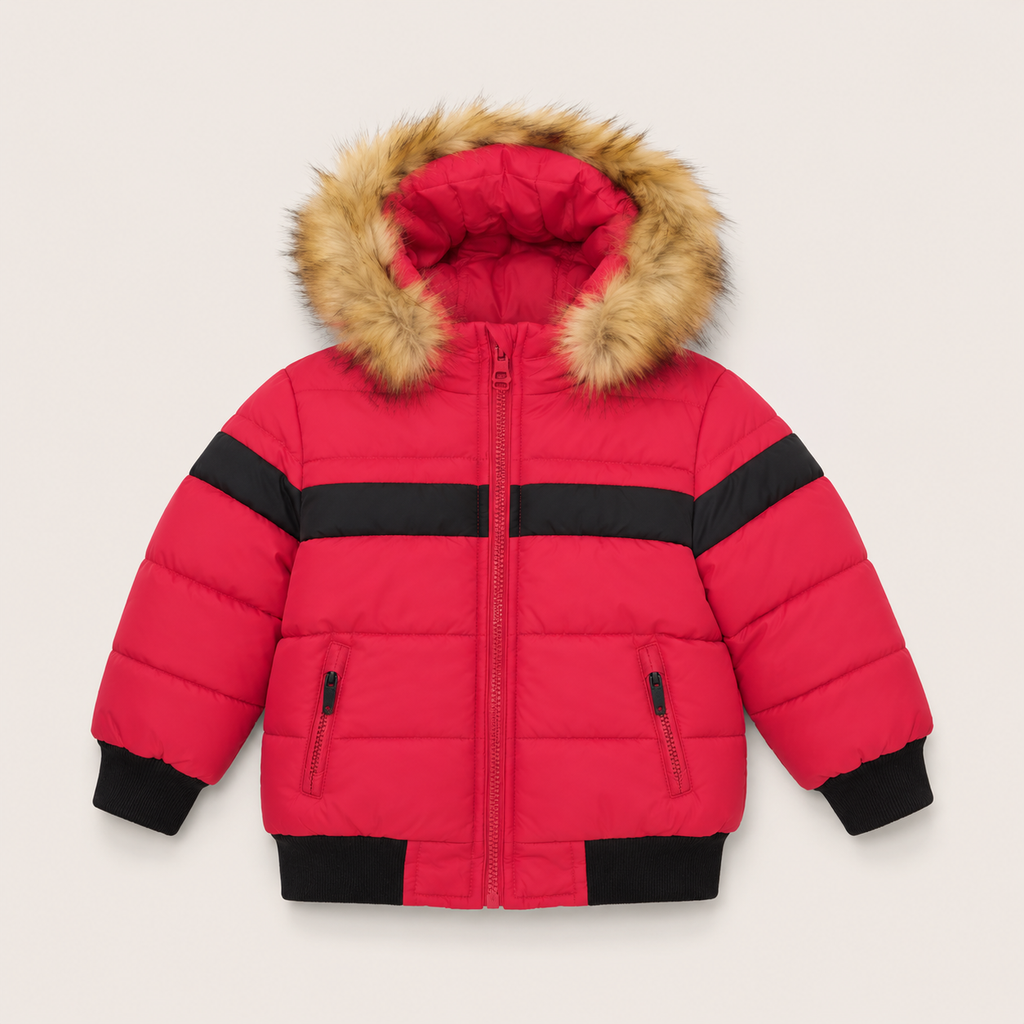 Piumino Rosso
