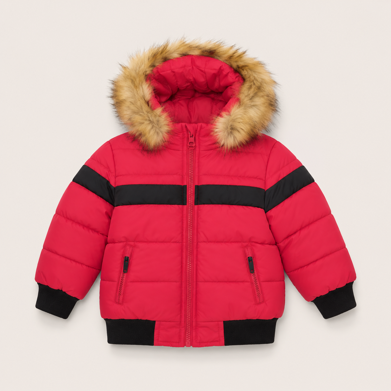 Piumino Rosso