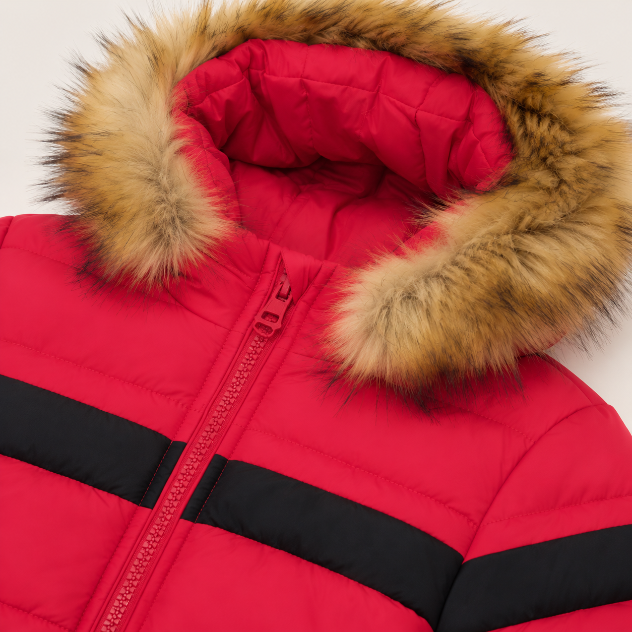 Piumino Rosso