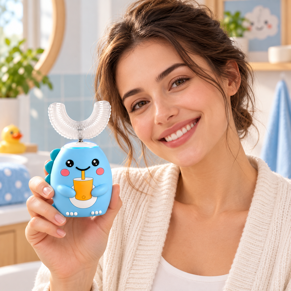 Hakuna Smile™ – Spazzolino Elettrico 360° per Bambini