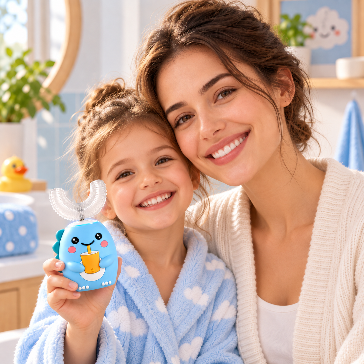 Hakuna Smile™ – Spazzolino Elettrico 360° per Bambini