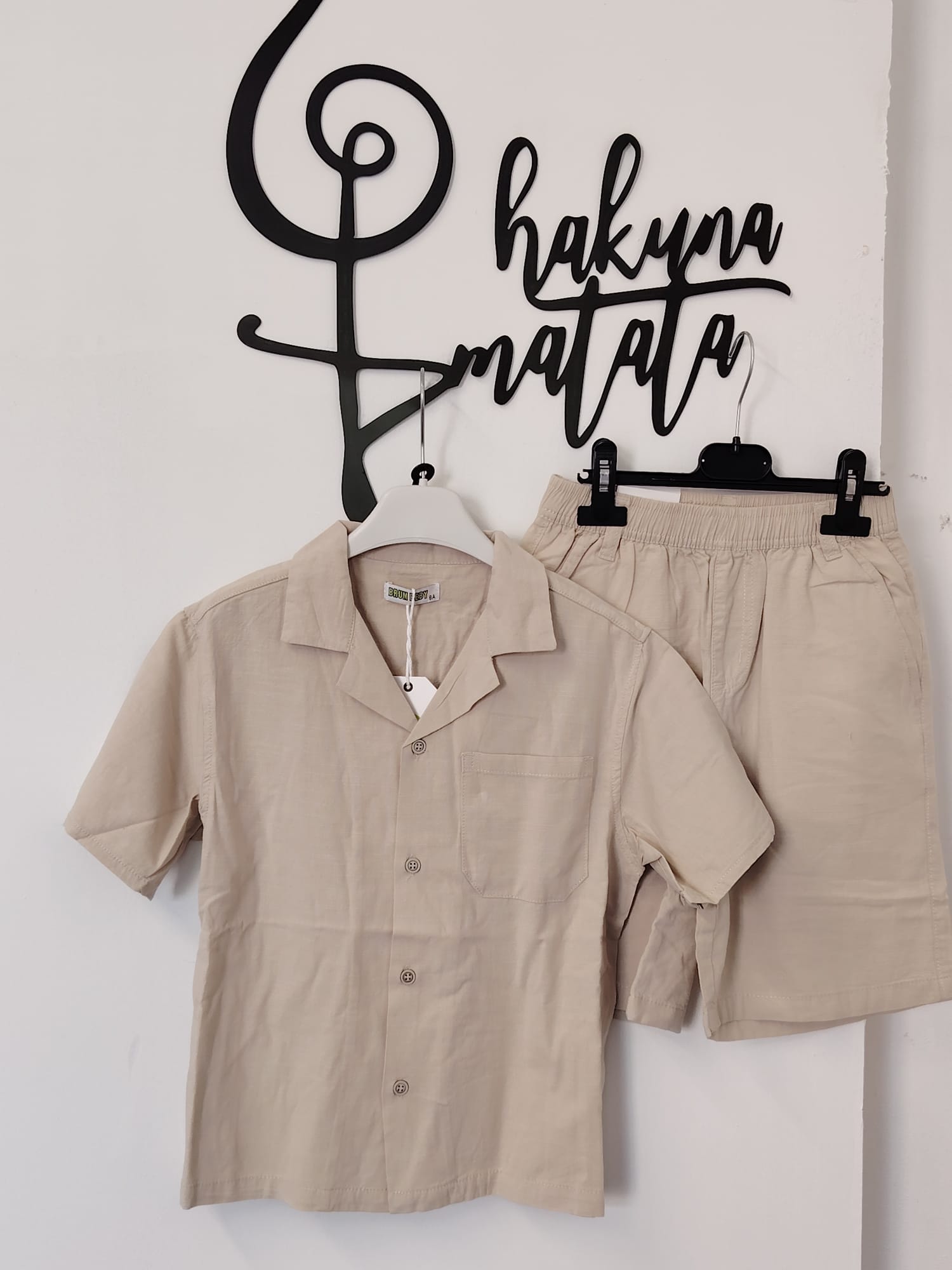 COMPLETO CAMICIA E PANTALONCINO
