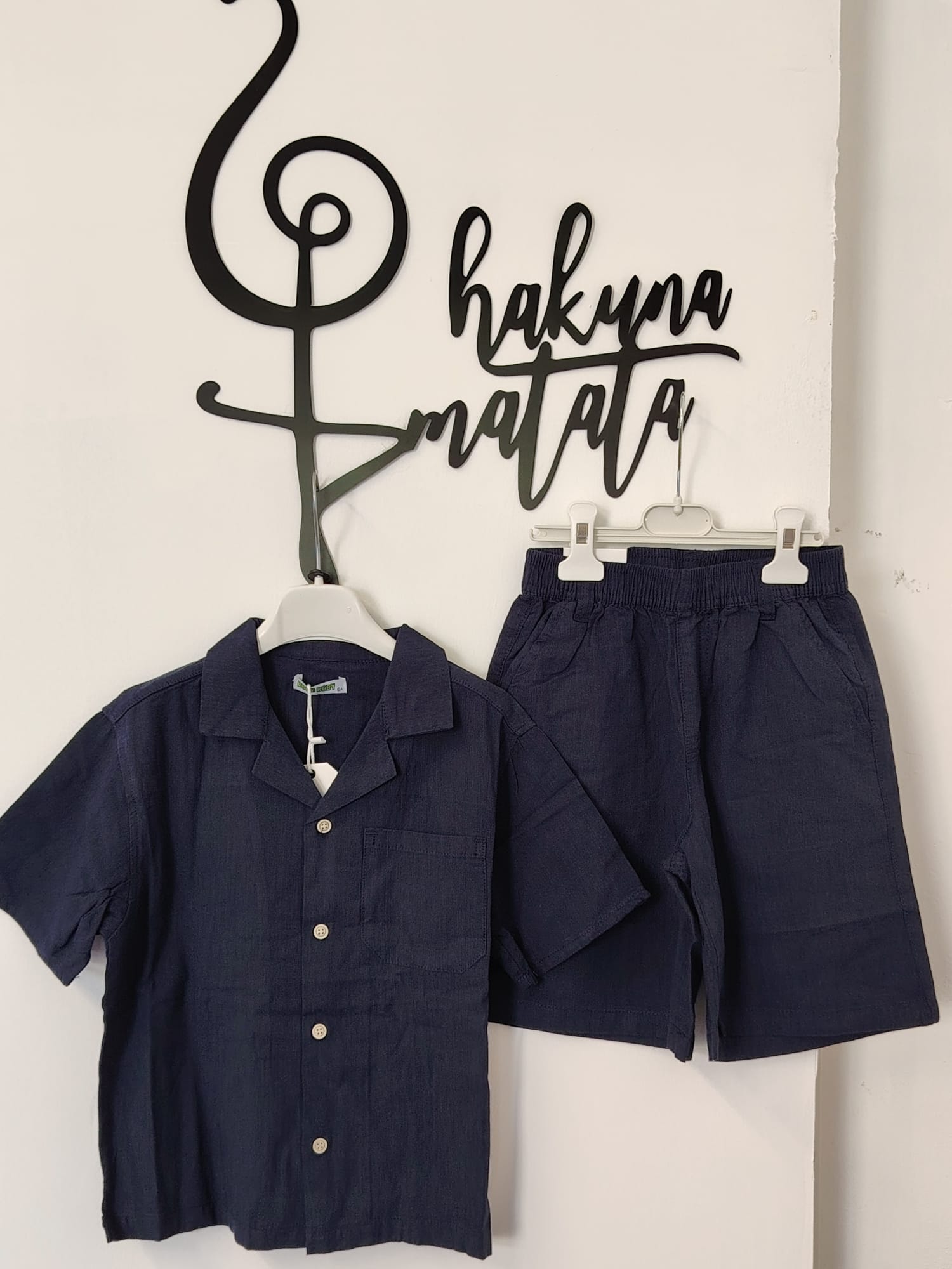 COMPLETO CAMICIA E PANTALONCINO