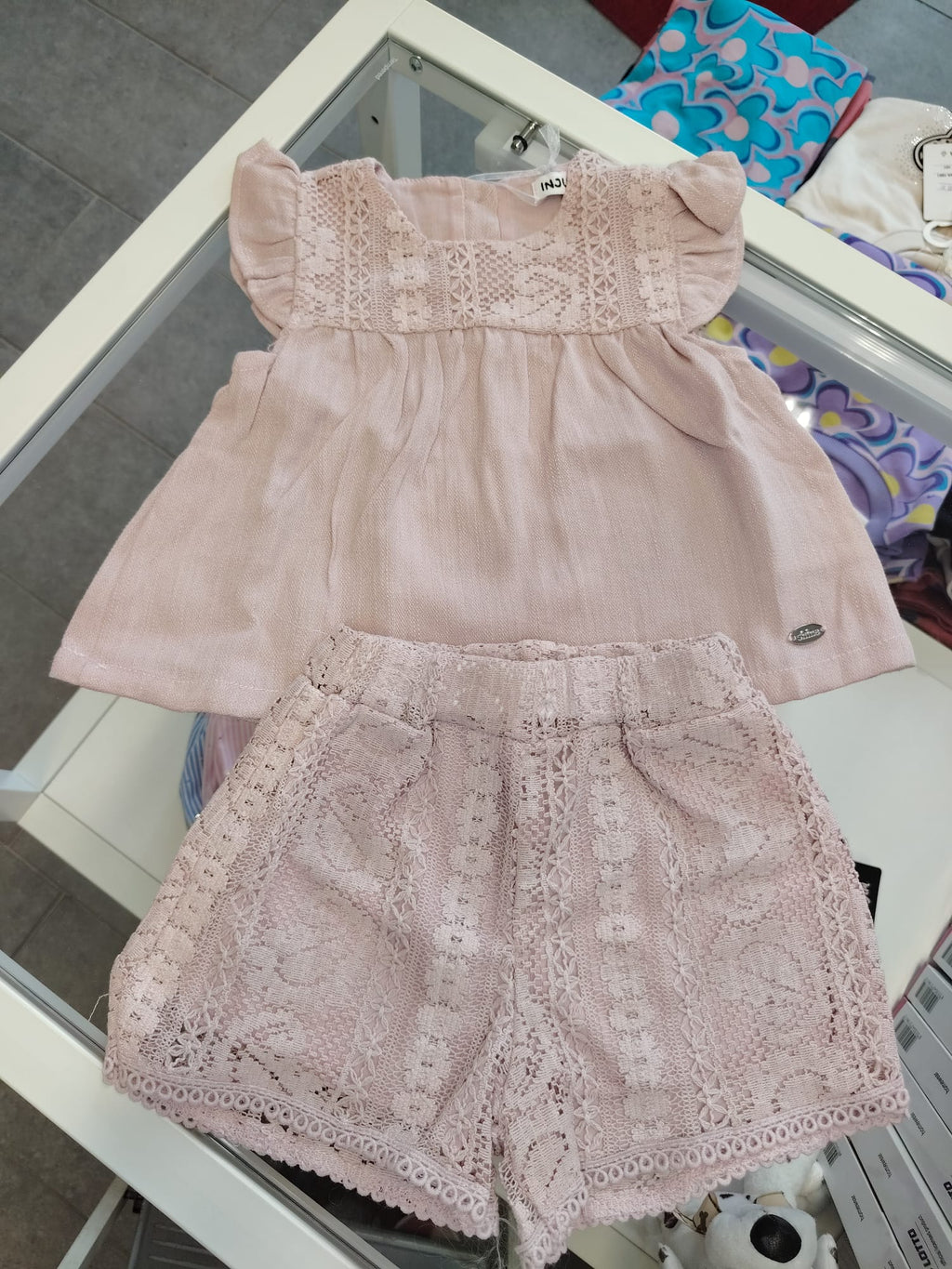 COMPLETO RICAMATO NEONATA