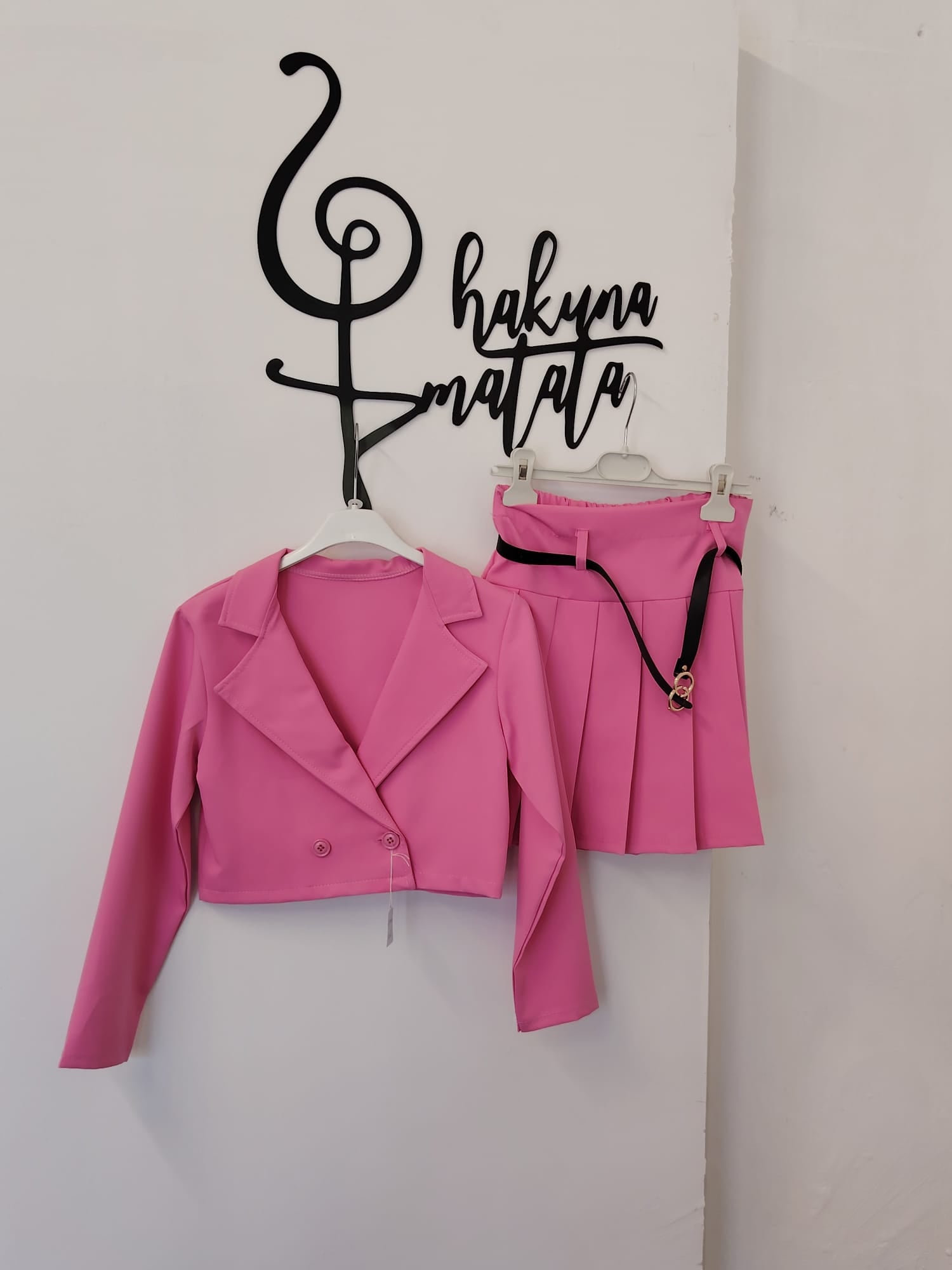 TAILLEUR PLISSETT ROSA BARBIE