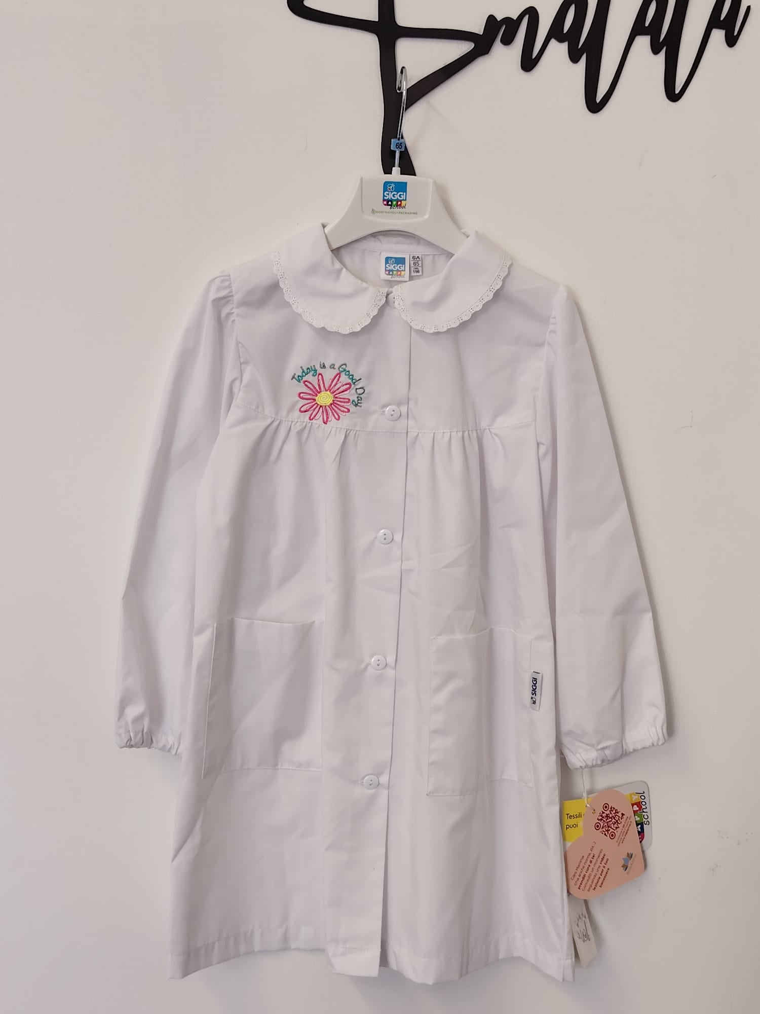 GREMBIULE BIANCO SIGGI