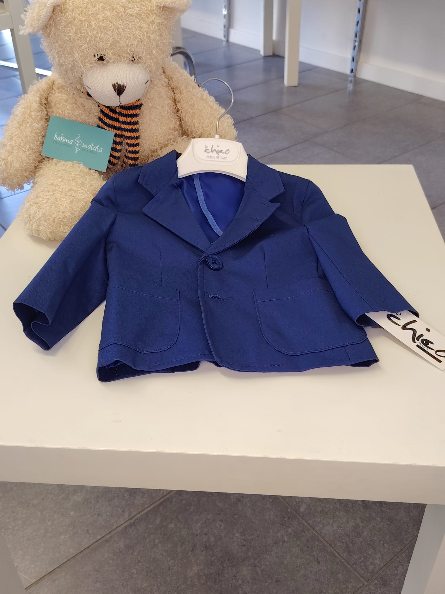 Giacca blu elettrico