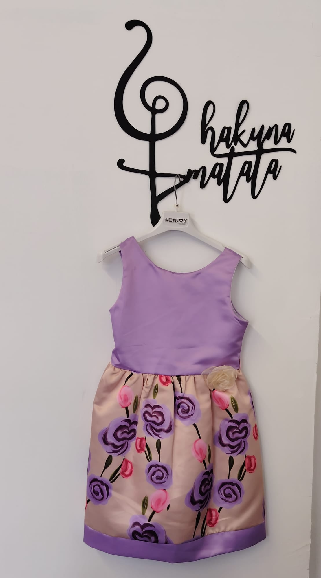 VESTITO A FIORI LILLA
