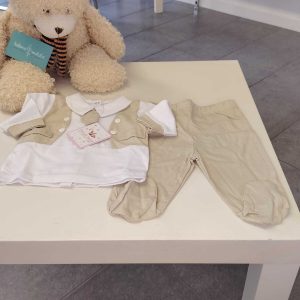 Clinico 2pz bianco beige