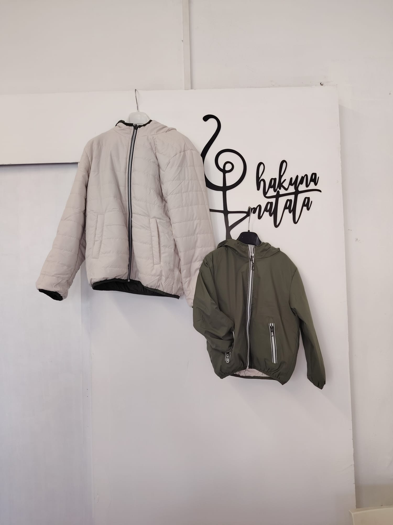 PIUMINO DOUBLE FACE VERDE MILITARE