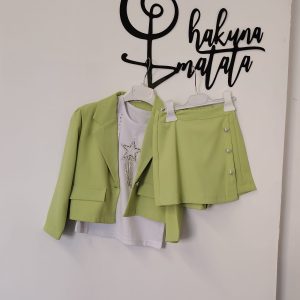 TAILLEUR TRE PZ VERDE ACIDO