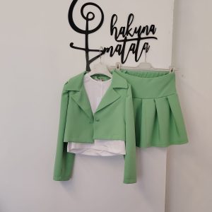 TAILLEUR TRE PZ VERDE MELA