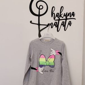 MAGLIA FIOCCO GRIGIA