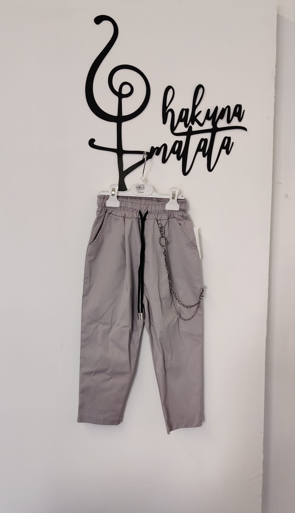 PANTALONE GRIGIO