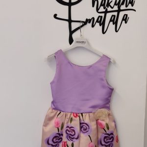 VESTITO A FIORI LILLA