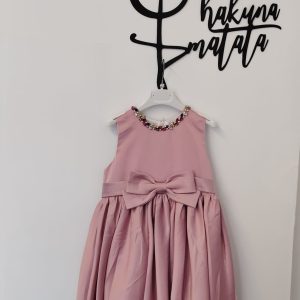 VESTITO FIOCCO ROSA
