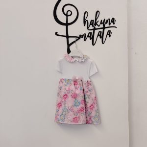 VESTITO A FIORI ROSA